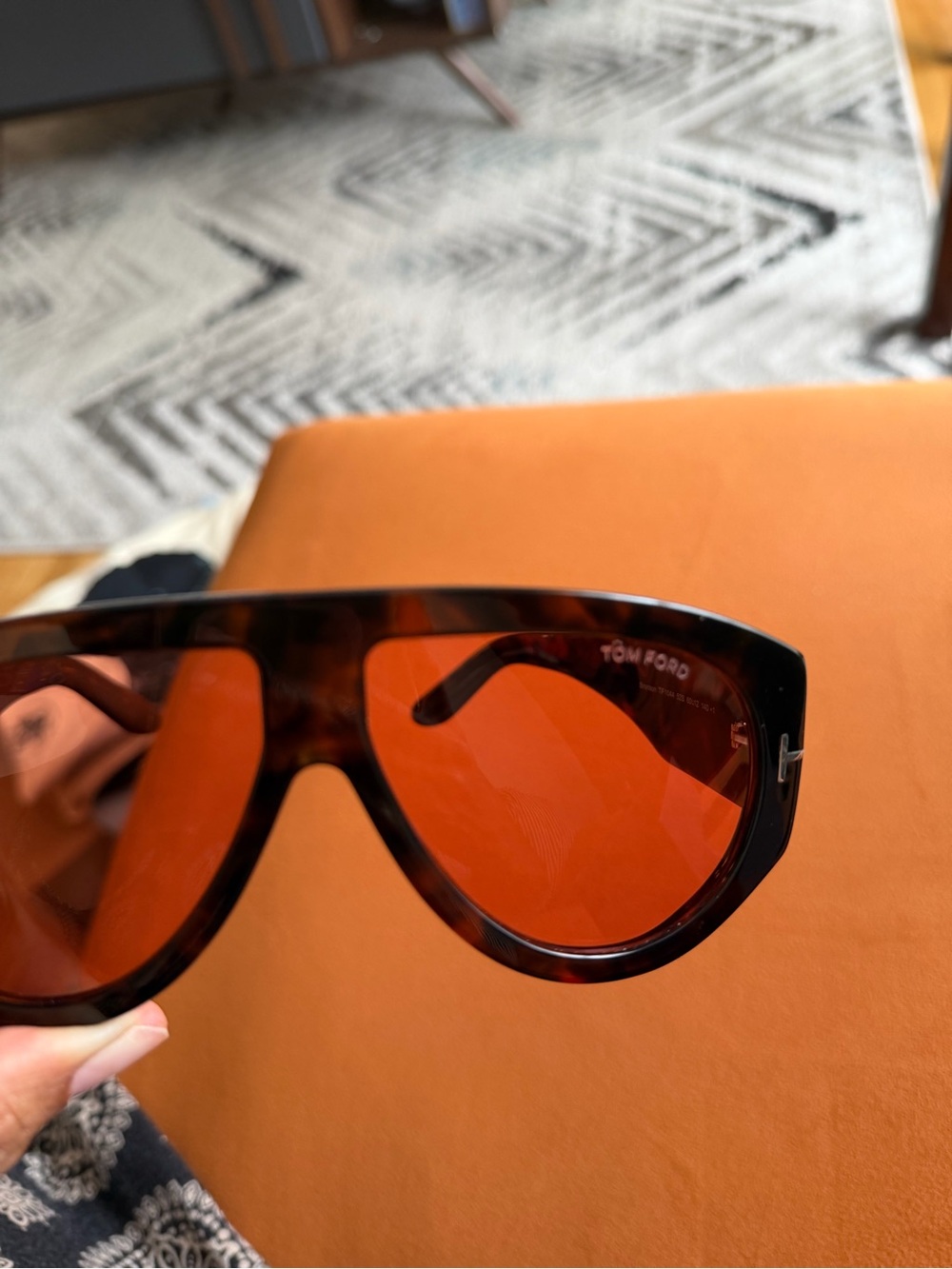 Tom Ford Women's Tortoiseshell Sunglasses with Brown Lenses - Picture 7 of 10